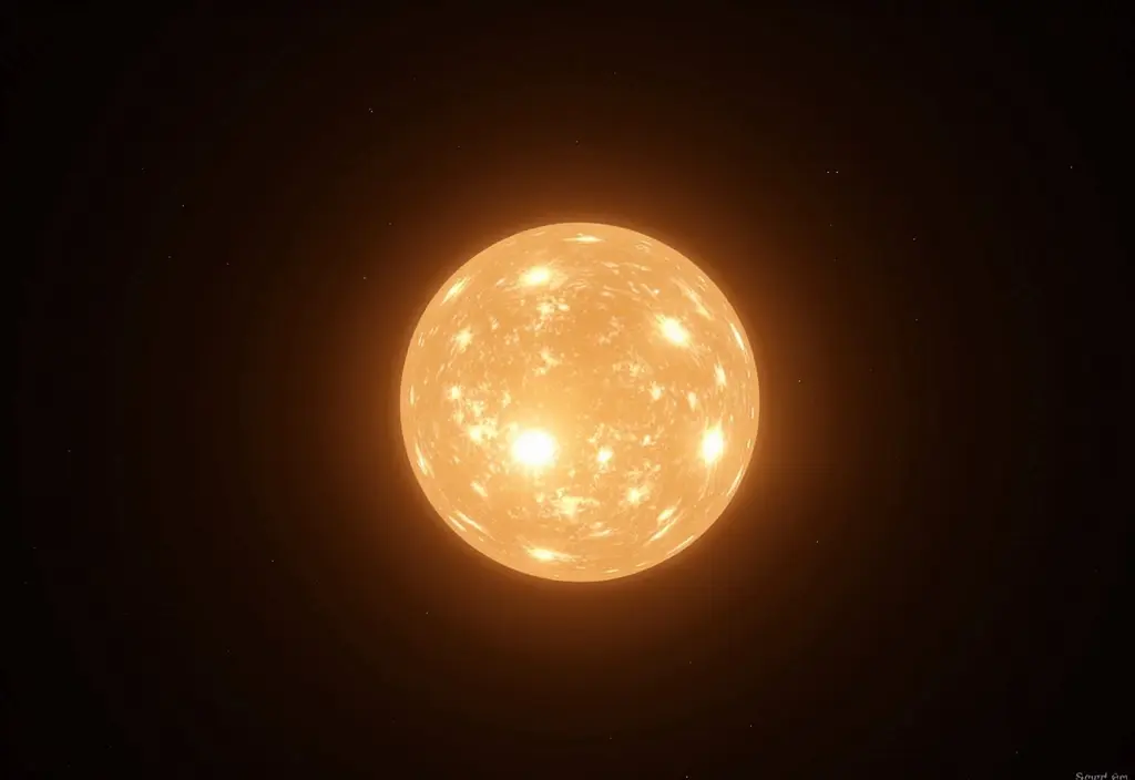 Die leichte Taumelbewegung der Sonne verursacht durch das gemeinsame Baryzentrum des Sonnensystems