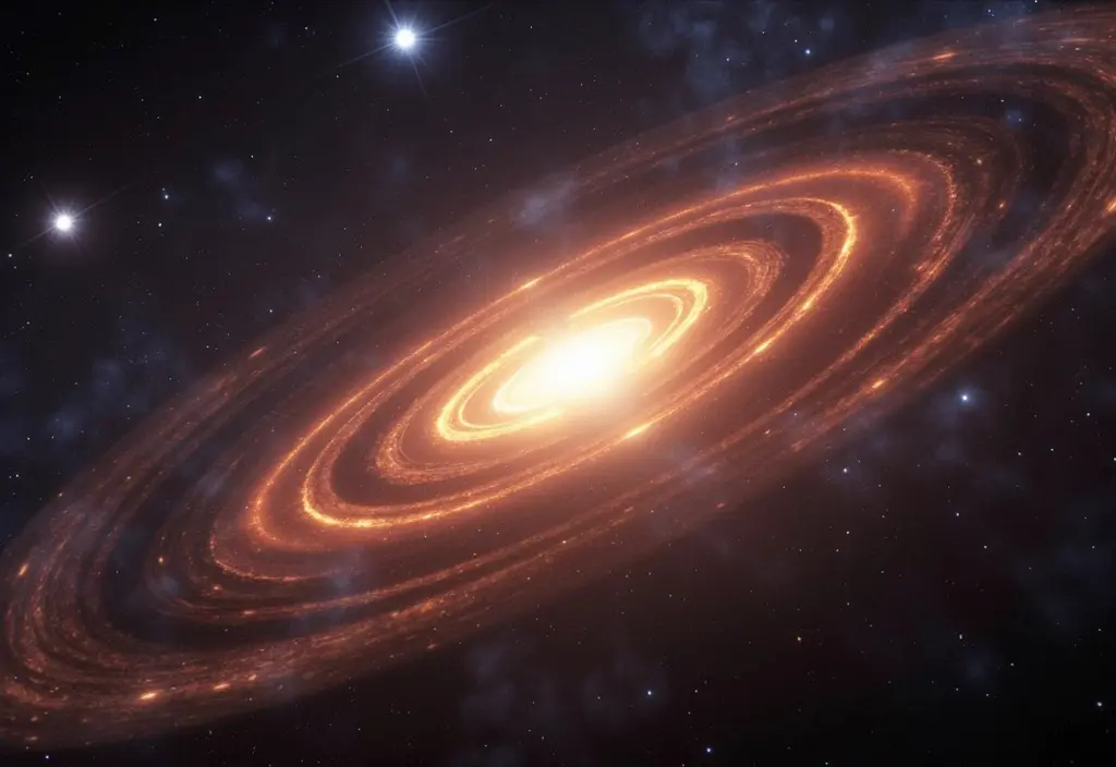 Ein Supernova-Überrest mit einem Neutronenstern im Zentrum der zeigt was nach einer Supernova übrig bleibt