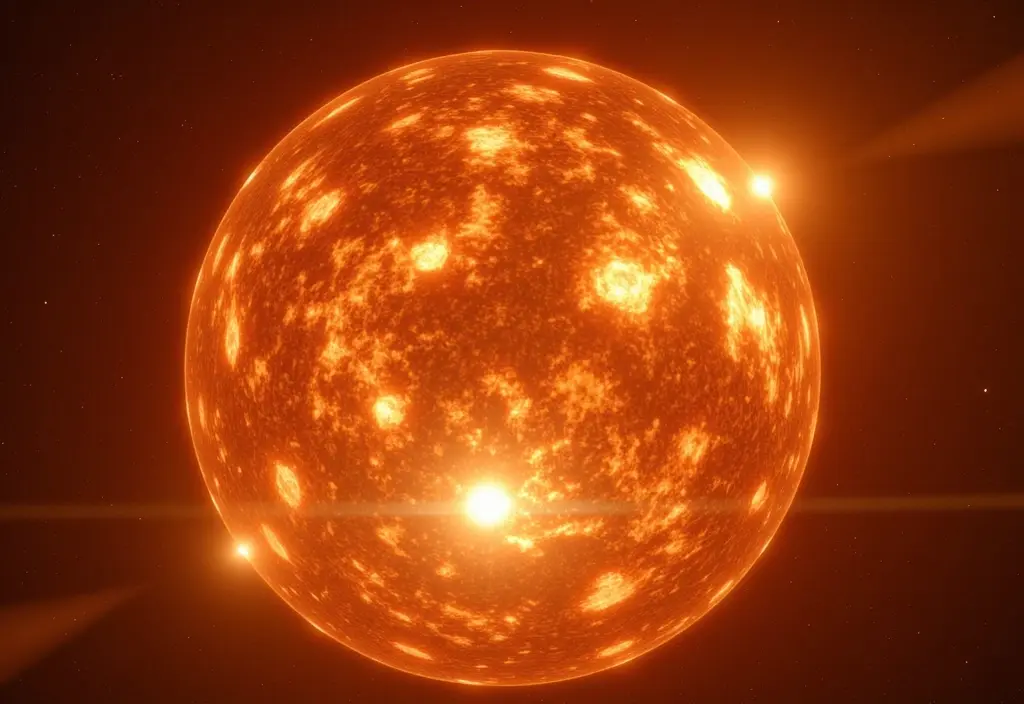 Eine Darstellung der Besonderheiten von Wolf-Rayet-Sternen die die freigelegten inneren Schichten des Sterns zeigt Eine Darstellung der Besonderheiten von Wolf-Rayet-Sternen die die freigelegten inneren Schichten des Sterns zeigt
