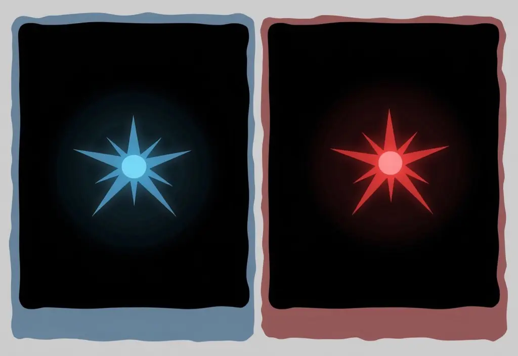 Eine einfache Illustration die die Veränderung der Lichtfarbe eines Sterns durch seine Radialgeschwindigkeit zeigt