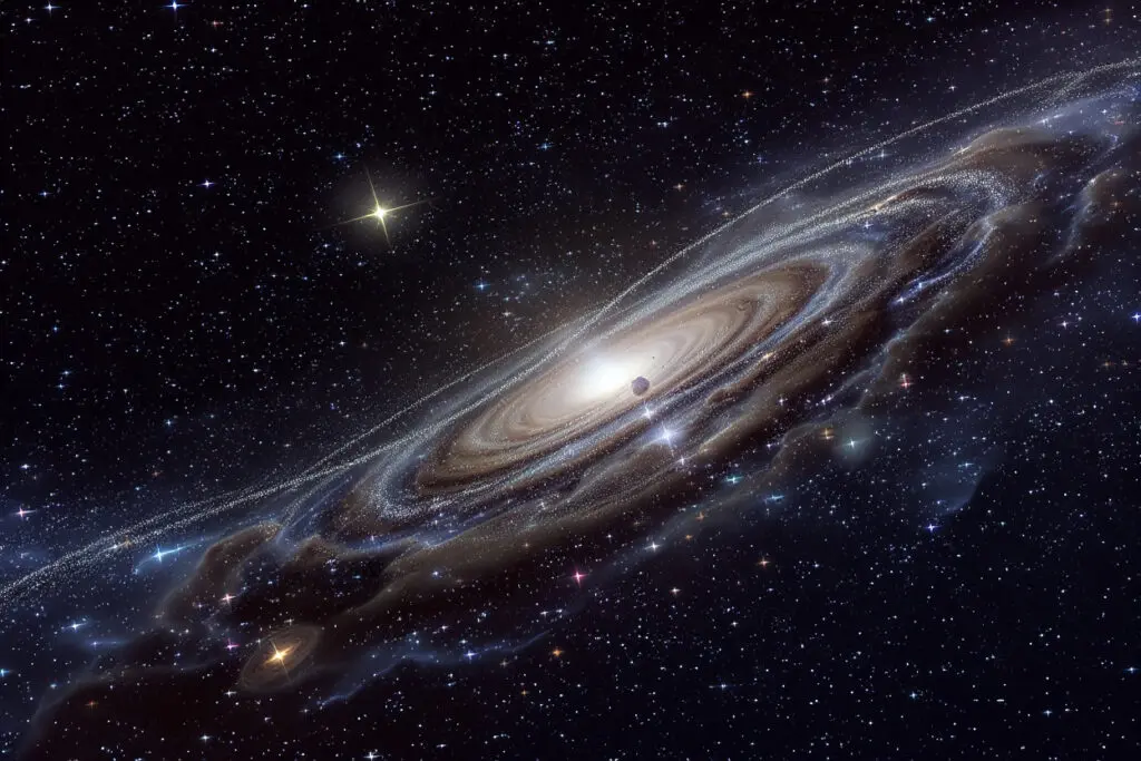 Eine riesige Ansammlung von Galaxienhaufen und Filamenten die zeigt was der Virgo-Superhaufen ist