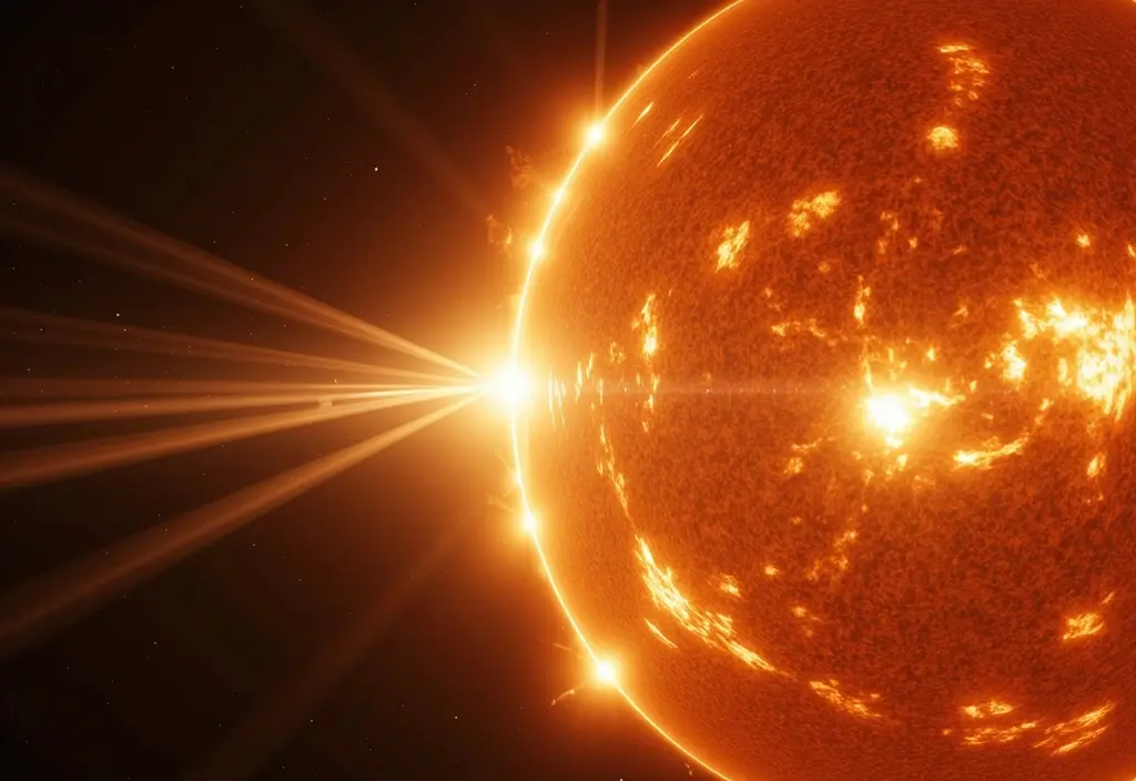 Magnetische Schleifen die Energie in die Atmosphäre transportieren um zu erklären warum die Sonnenkorona so heiß ist