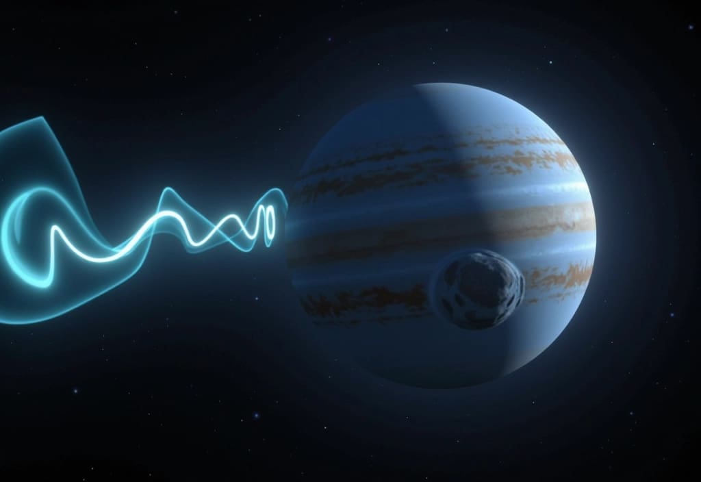 Das gekippte und versetzte Magnetfeld eine der Besonderheiten von Eisriesen wie Uranus