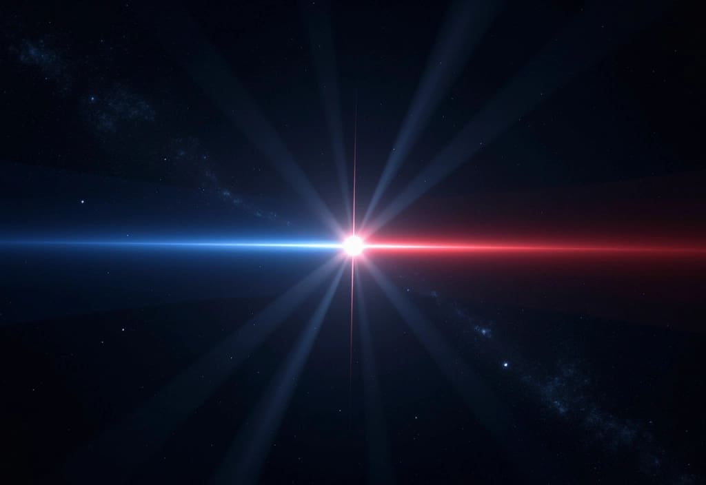 Die farbliche Verschiebung eines Sterns als eine der Methoden zur Entdeckung von Exoplaneten