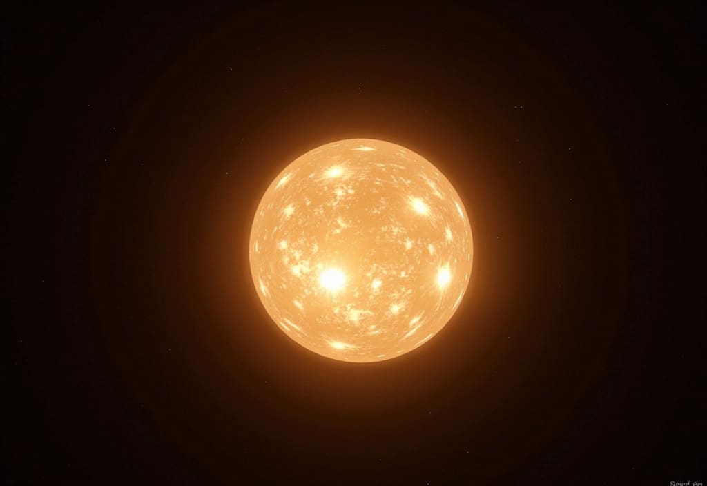 Die leichte Taumelbewegung der Sonne verursacht durch das gemeinsame Baryzentrum des Sonnensystems