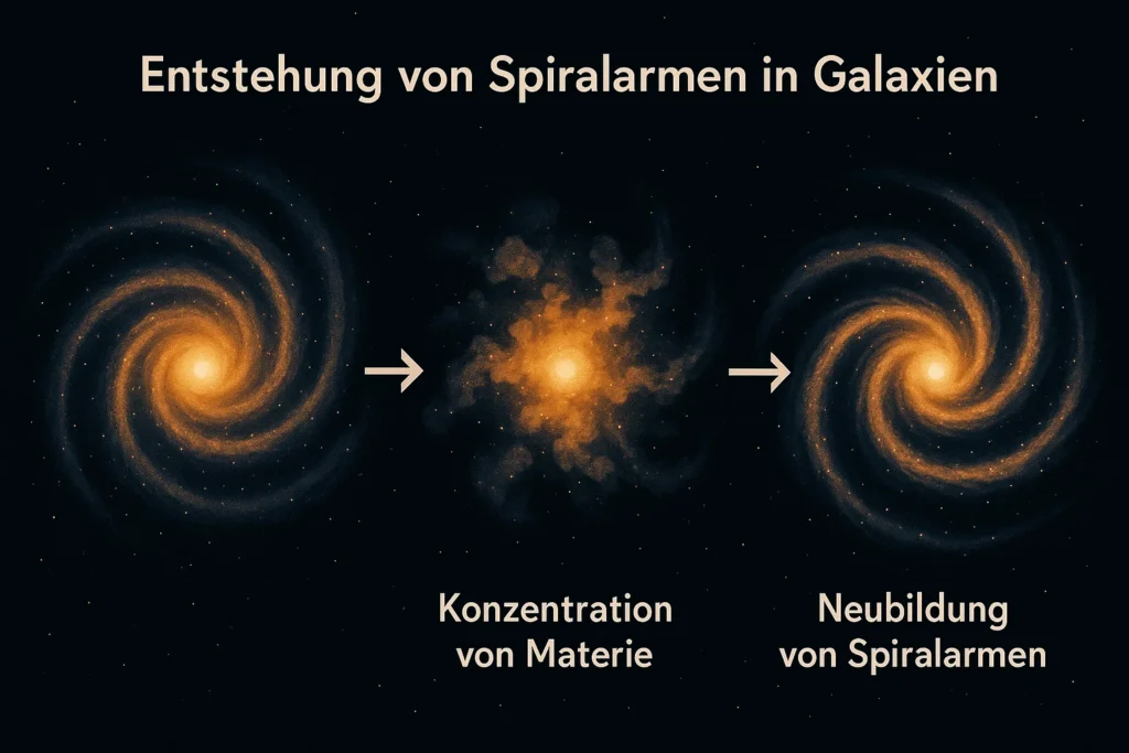 Entstehung von Spiralarmen in Galaxien Entstehung von Spiralarmen in Galaxien