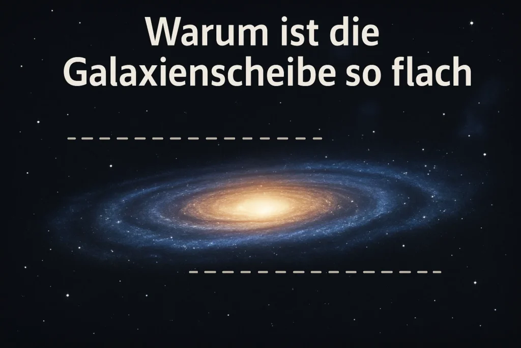 warum ist die Galaxienscheibe so flach warum ist die Galaxienscheibe so flach