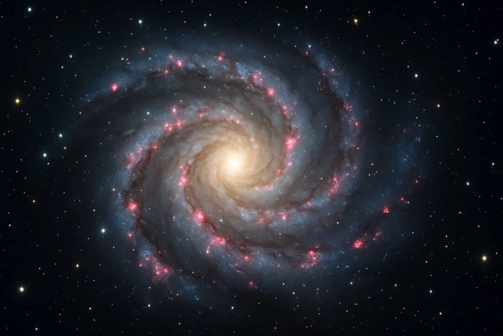 woraus bestehen Spiralarme einer Galaxie woraus bestehen Spiralarme einer Galaxie